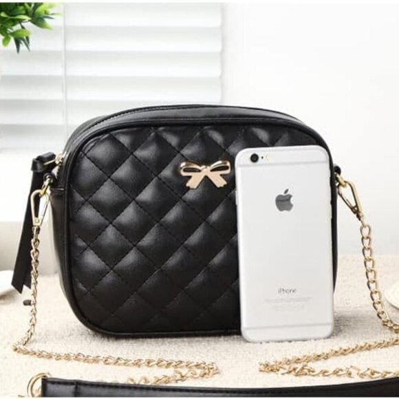 Small Crossbody Bag Faux Leather Women Girls Compact Purse for Travel - Picture 6 of 8